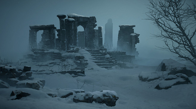 Snowy Ruins (UE4), F...