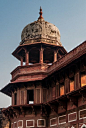 红堡和印度教寺庙建筑，新德里，印度