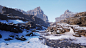 UE4 Shader Testing, Alex Owen : A quick scene I put together from megascans to learn how to create and blend more advanced materials

Shaders Include heightmap blending tesselated tileables and Directional snow blended objects