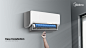 Easy Installation - Midea Air Conditioner : Midea Air Conditioner-Easy Installation
