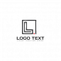 L letter logo Free Vector