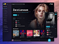 Holo Music UI Kit Artist Page