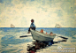 唐亮钢笔画：#水彩欣赏#波士顿艺术家Winslow Homer（1836-1910年）水彩.....