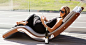 modern outdoor furniture contemporary sun loungers modern garden ideas