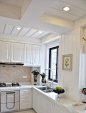 北欧风格120平三居家庭厨房整体橱柜装修效果图
