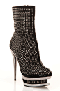 Crystal Love Bootie In Black