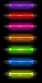 7种颜色的高光质感按钮（psd格式）大图 点击还原