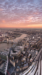 View From The Shard - Andrea Heribanova 摄影作品：从碎片大厦俯瞰伦敦 http://paper.ipad.ly