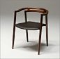 Armchair / Keita Shimizu white oak, walnut: 