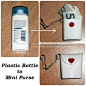 RECICLADO : Plastic Bottle to mini purse  ☀CQ #recycle #upcycle #repurpose