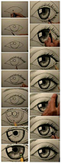 Drawing an eye: 