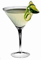 干马提尼酒(Dry Martini)　　
配料：50毫升琴酒，10毫升干苦艾酒 调制方法：将琴酒和苦艾酒混合冰块后放入摇杯中摇匀，然后倒入鸡尾酒碟中，最后用一颗橄榄点缀。