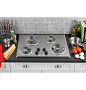 JP328SKSS | GE® 30" Built-In Electric Cooktop | GE Appliances