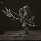Warhunters, Dmitry Osipenko : one of the characters, made for ‘The Godlike’ MOBA. In game model.
High and low-resolution model.UV layouts.Baking maps-  Dmitry Osipenko
Texturing- Black Beacon team .Dmitry Osipenko
Keyframe animations - Mikhail Kontus