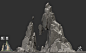 zbrush山石雕刻 Mountain  Sculpture zbrush