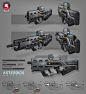 Asteroids: Outpost - Assault Rifle, Kris Thaler : Asteroids: Outpost - Assault Rifle done for Salty Games by rmory studios