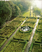 迷宫花园，鲁斯波利城堡，Vignanello，拉齐奥，意大利