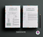 Modern resume template : This super chic, clean and modern resume will help you get noticed! The package includes a resume sample, cover letter and references example in a pretty floral theme. 