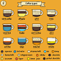 卡帕奇诺拿铁咖啡菜单标签说明矢量图10eps 设计素材 2016011307-淘宝网
