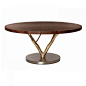 Ginger & Jagger Primitive Dining Table Round | Passerini.com