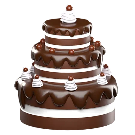 Chocolate Cake  3D I...