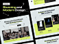 40+专业简洁数字营销创意工作室网站界面设计Figma模板素材套件 Brandy – Digital Marketing Agency Website UI Kit插图4