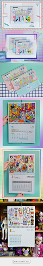 2015——calendar（原创设计） on Behance... - a grouped images picture - Pin Them All