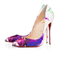 Pigalle Follies : A new variation on a very classic theme, "Pigalle Follies" is our famed "Pigalle" refitted with a superfine stiletto heel. The effect is a daring new "Pigalle" with a plunging 120mm arch. Be a vision this se