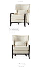 东西合意黉门立雪棉麻休闲椅 现代中式单人麻色布艺沙发 新中式