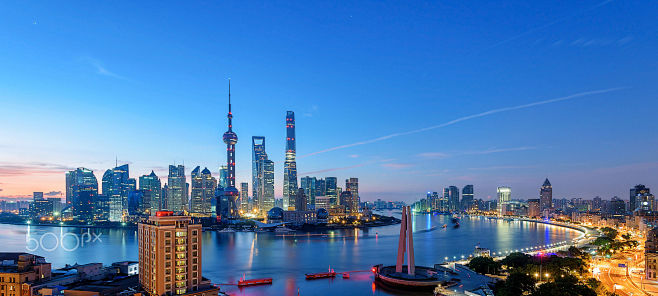 CBD of Shanghai by S...