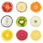 Fruits collage