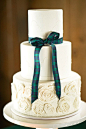 Wedding Cake design by Lovely Cakes | See more on SMP: http://www.StyleMePretty.com/tri-state-weddings/2014/03/17/tartan-and-tulle-inspiration-shoot/ Charlotte Jenks Lewis Photography