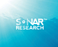 Sonar Research - logo for oceanographic research institute.