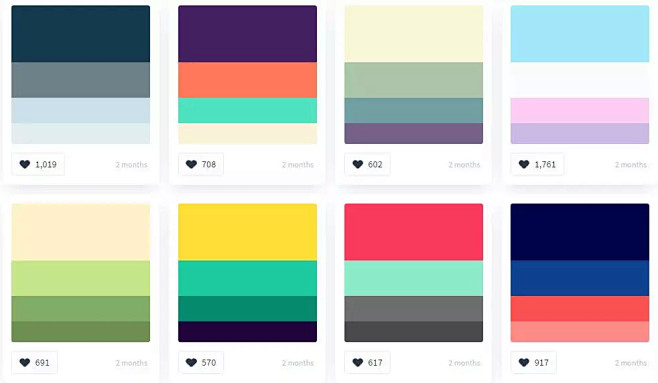 【绘画参考】这里有120种配色方案供“不...