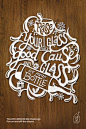 Lettering paper craft