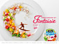 法国美味零食创意广告设计Florette：新鲜与想象
