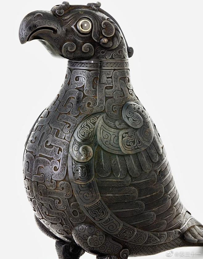 中国古代鸟形青铜器的巅峰之作:子乍弄鸟尊