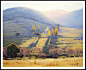 LANDSCAPE PAINTING  traditional Oil Painting rural landscape fine art tarana by Graham Gercken