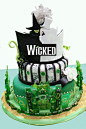 Wicked the Musical cake | ...♥Beautiful Cakes♥...