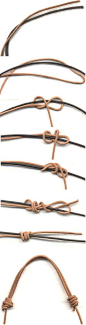 How to Tie Sliding Knots | Leather | Pinterest