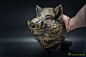 Large Wild Boar Head wall Sculpture. Bronze, Nikolay Vorobyov : Large Wild Boar head (30cm) was completed. The Digital sculpture once again reworked. New master-copy and new mold for casting are made. Finally, we have come to the decision regarding the fa