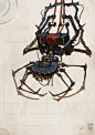 Creatures pack 5, Alexander Trufanov : Hello folks !
Another pack of tech-creatures.