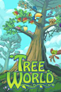 [树世界 Tree World]这是一款经营类游戏,游戏中不在饲养动物，而是在森林中种一棵大树，把它养的又高又大，邀请各种动物来树上居住，与你比邻而居，随着大树的成长，邀请的动物也越来越多。