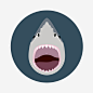 鲨鱼头像手绘创意图矢量图免抠素材 设计图片 免费下载 页面网页 平面电商 创意素材 png素材