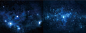 唯美蓝色星空高清图片 - 素材中国16素材网