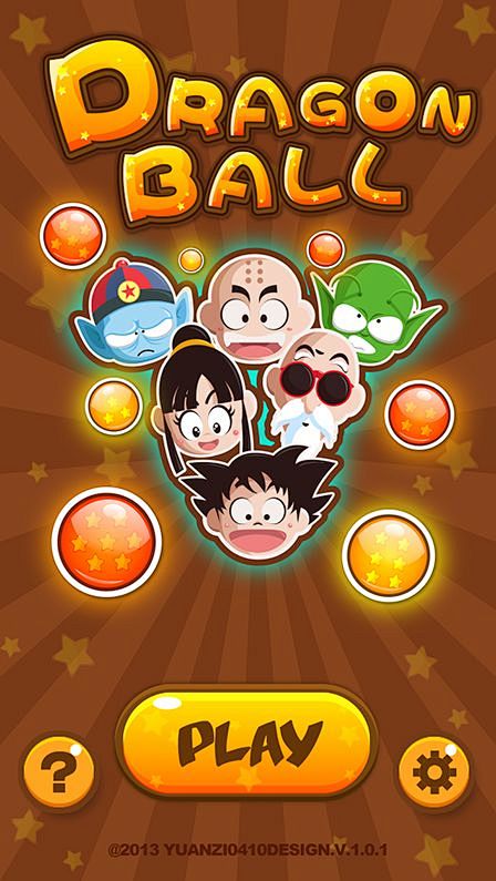 Dragon Ball~·game UI...