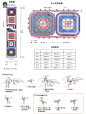 钩针编织民族风七彩方块围巾DIY图解