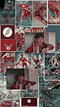 朴灿烈/手机锁屏壁纸/EXO/红色/超级英雄
