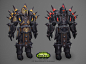 Warrior Mythic Tier 17, Kelvin Tan : Warrior mythic tier 17 armor set from Warlords of Draenor.