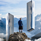 Landscape Mirrors: Photo Manipulations by Rigved Sathe : Nice self-initiated project by Indian graphic designer Rigved Sathe.

"In a society dominated by technology, we often forget to stop and admire the beautiful outdoors. As millennials, we are so